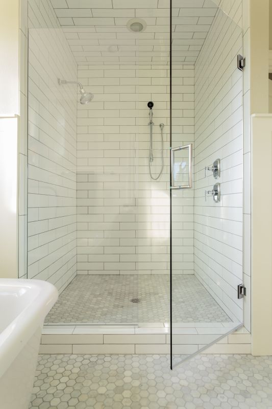 Shower with Glass Door